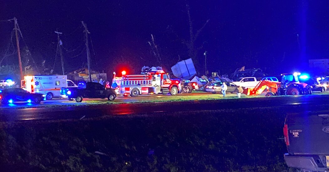 Deadly Tornadoes Ravage Mississippi, Leaving Devastation in Their Wake.