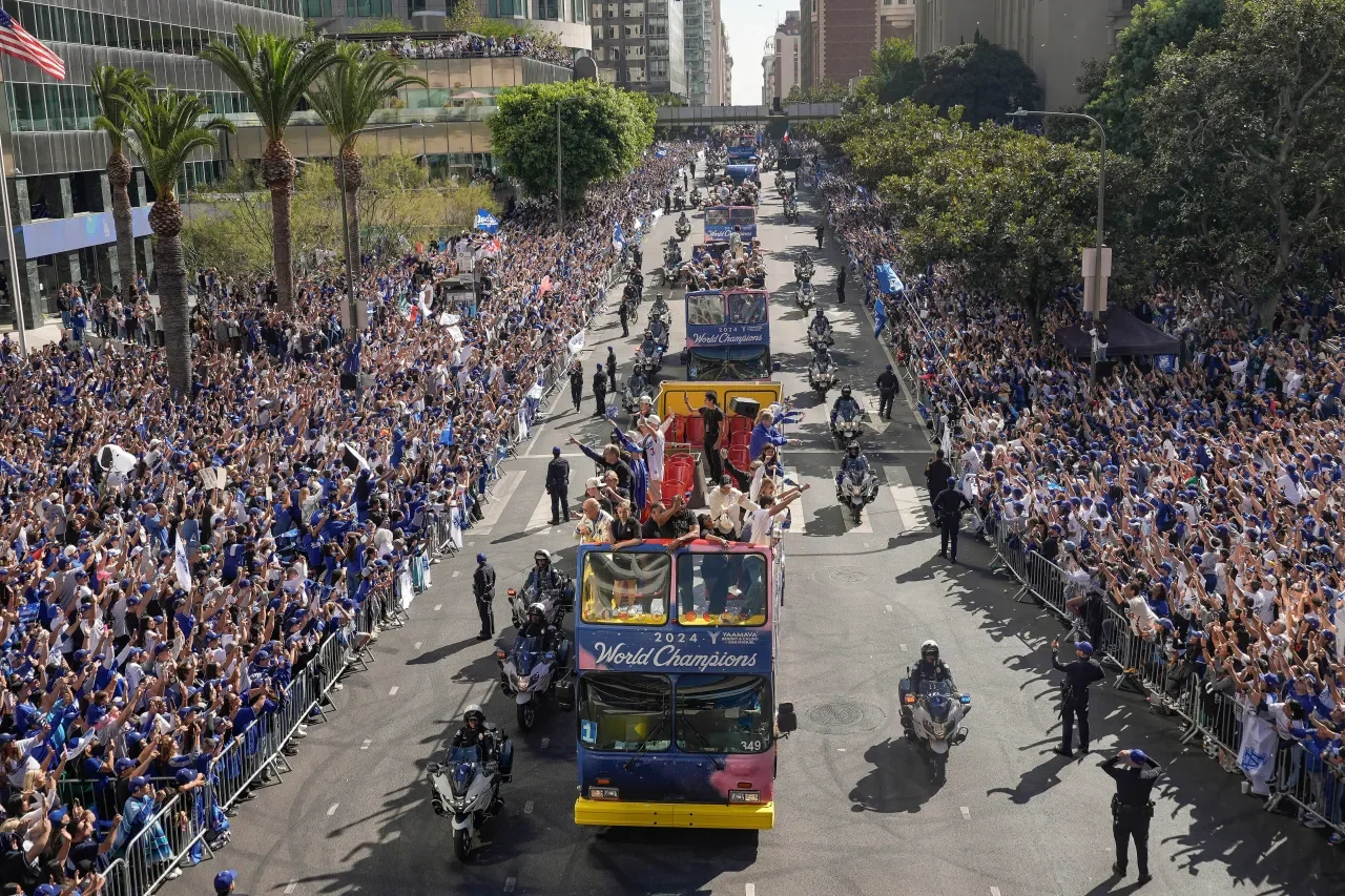 Dodgers Celebrate Back-to-Back World Series Wins with Downtown Parade and Festivities