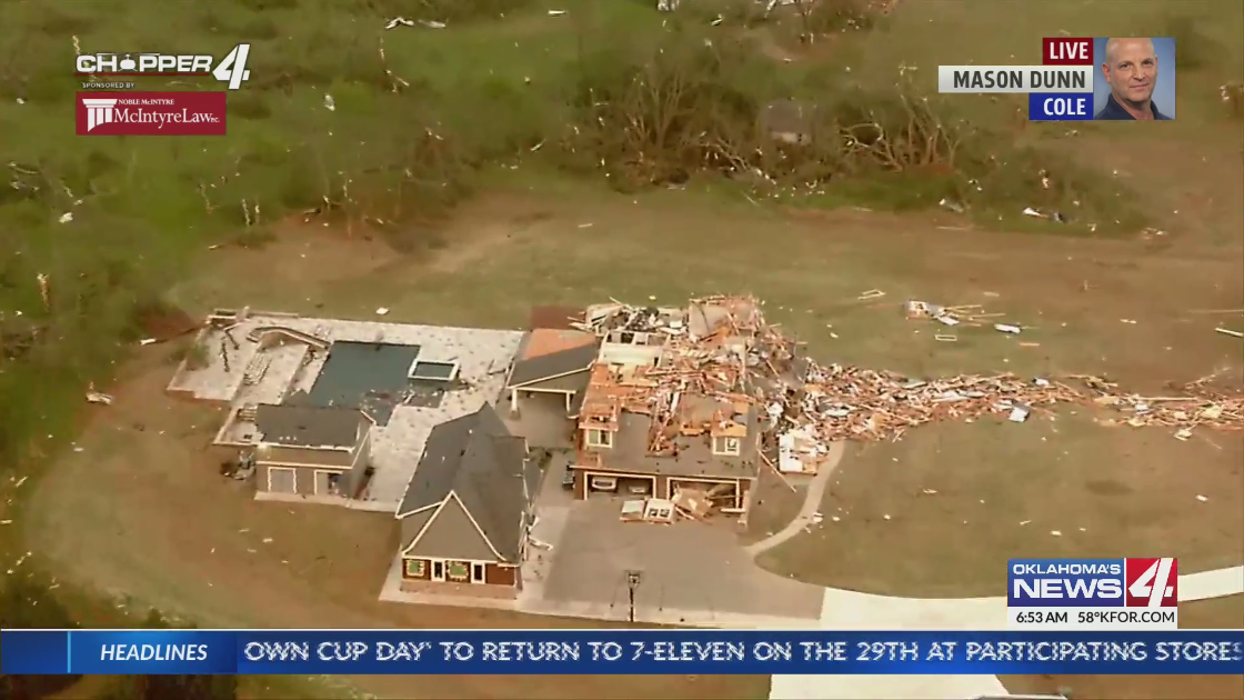 Oklahoma hit by deadly tornado outbreak.