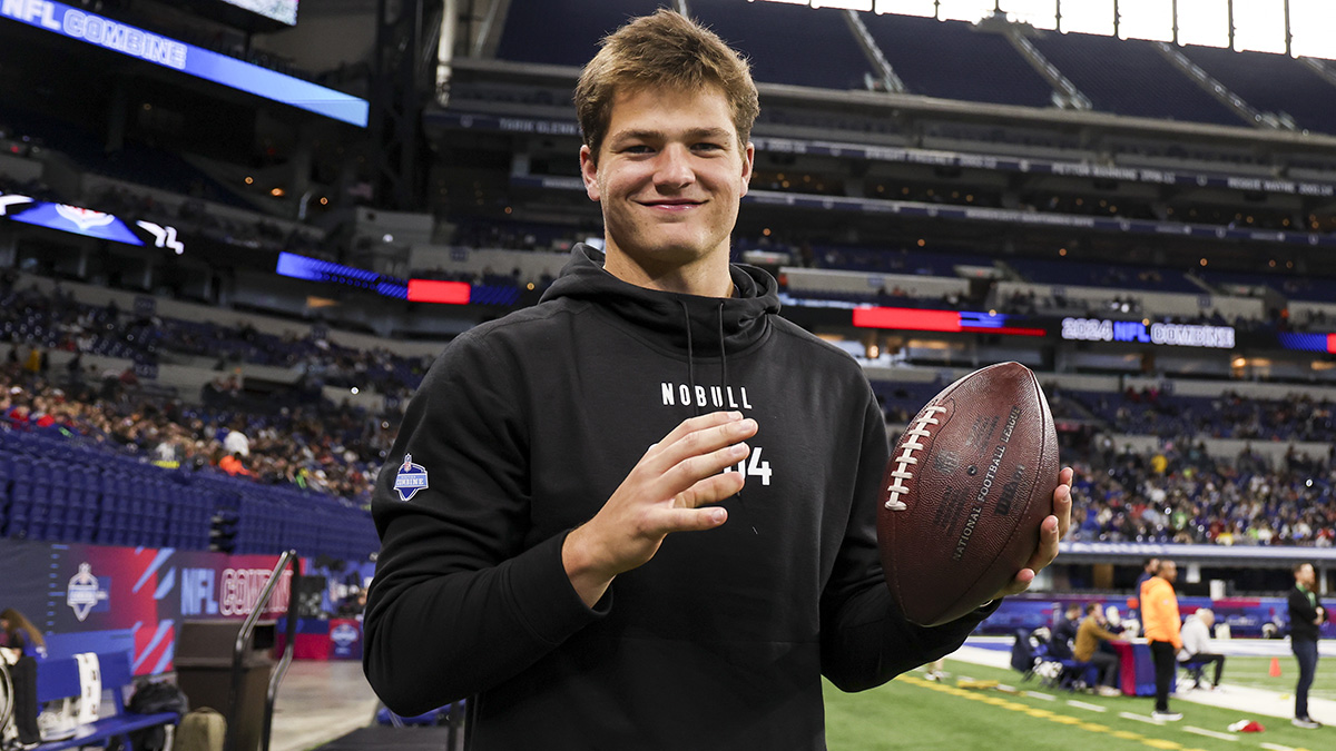 Featured image for "NFL Draft Buzz: Maye's Rising Stock, Daniels' Potential, and Patriots' Interest"