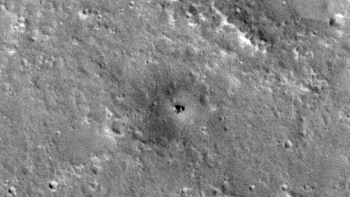 Featured image for "NASA's Mars Orbiter Discovers Retired Robotic Spacecraft on Red Planet's Surface"