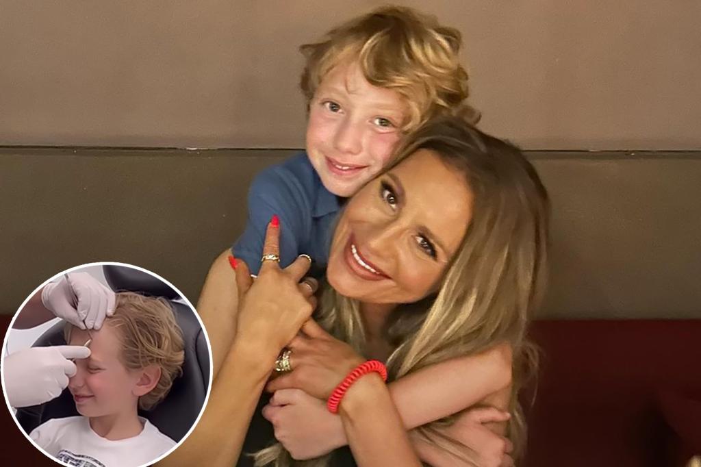 Featured image for "Dorit Kemsley's Son Jagger Recovers from Baseball Bat Accident with Stitches"