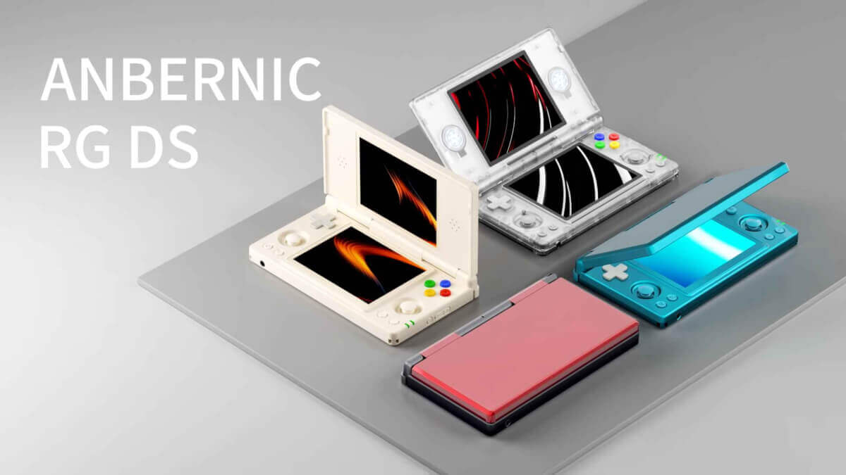 Featured image for Anbernic RG DS: Dual-Screen Handheld Gaming Console Under $100