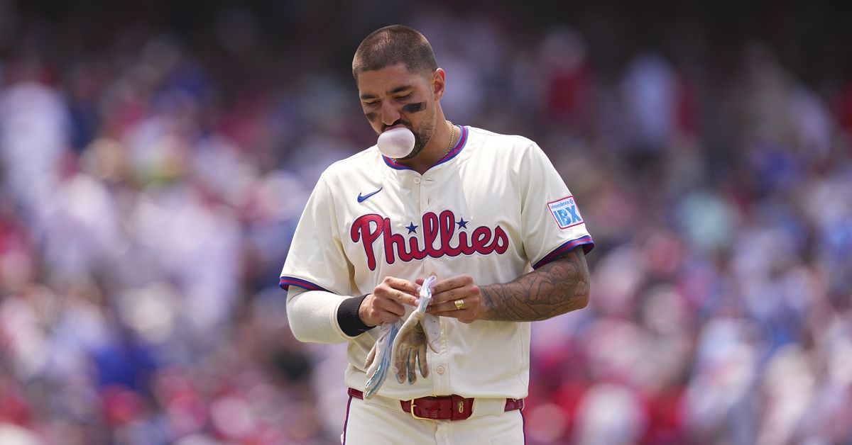 Featured image for Phillies' Nick Castellanos Returns After Benchings Over Comments