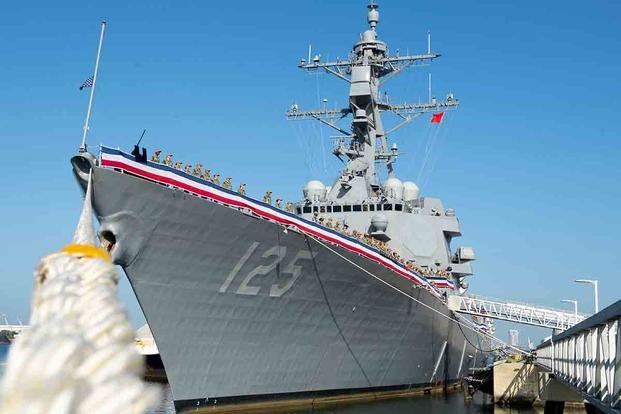 Featured image for "Navy's USS Jack H. Lucas Commissioned in Tampa, Honoring Marine Corps' Youngest Medal of Honor Recipient"