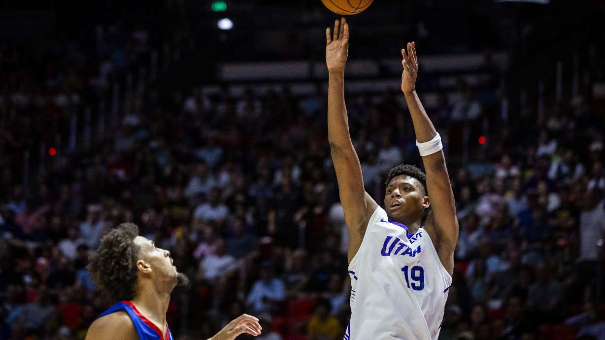 Featured image for Jazz's Ace Bailey Debuts with Hustle Despite Shaky Start