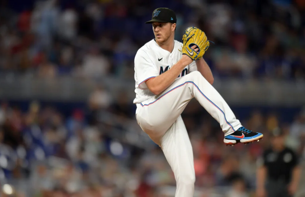 Marlins Pitcher Trevor Rogers Scratched Due to Forearm Tightness.
