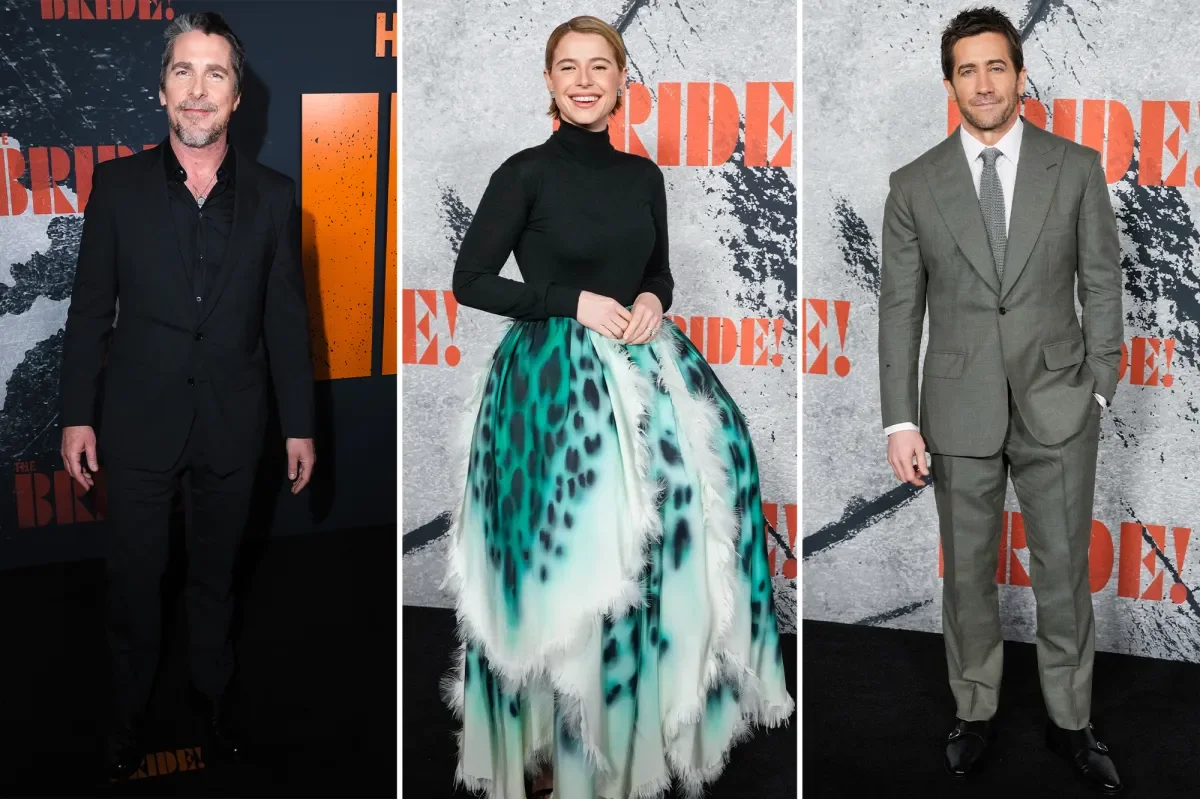 Christian Bale Leads Star-Studded The Bride! NY Premiere