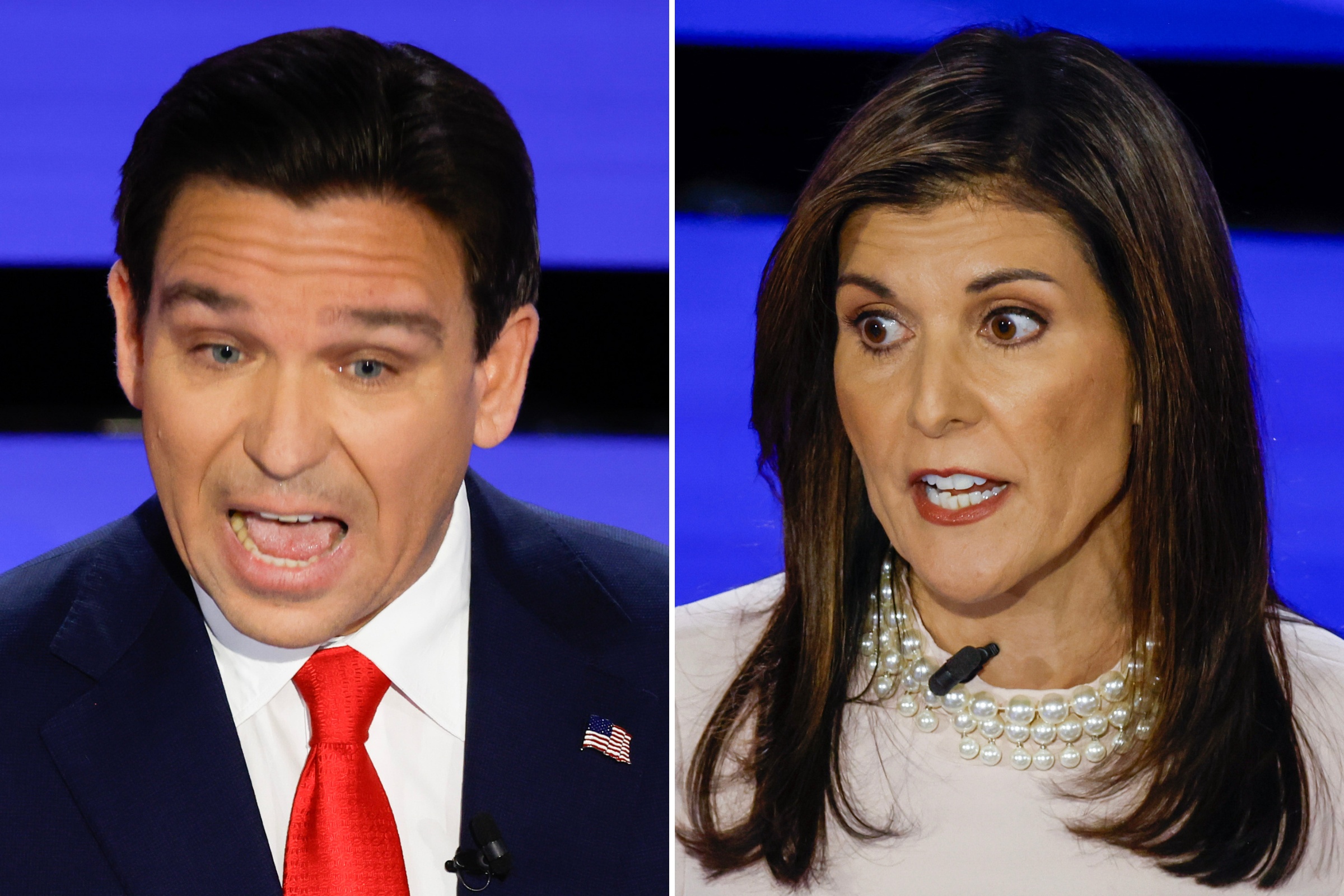 "Haley and DeSantis Clash Over 'Woke' Disney in Fiery Debate"