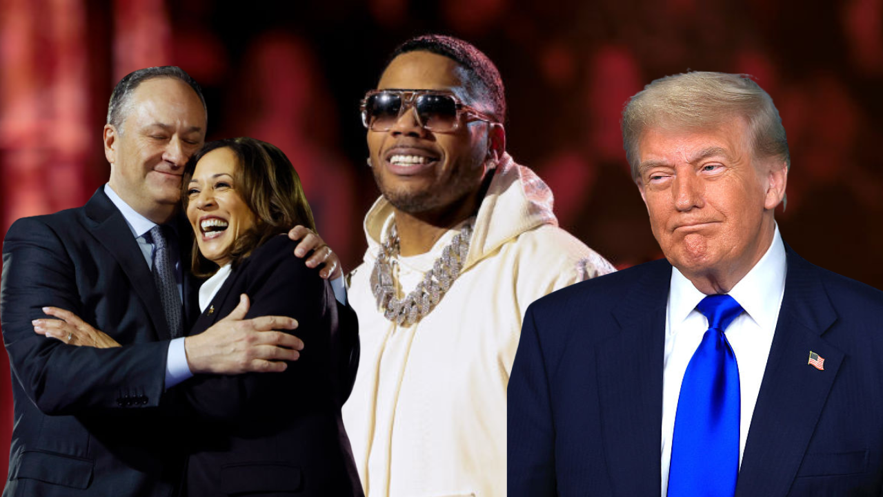 Featured image for Nelly Claps Back at Kamala Harris and Trump Inauguration Criticism