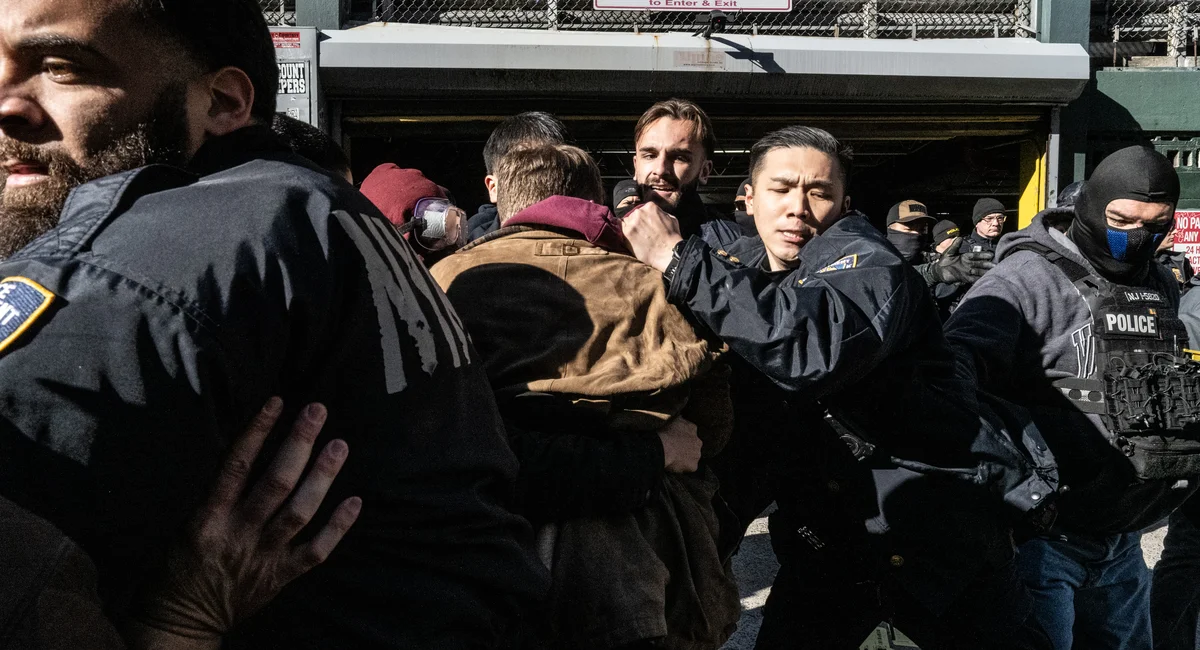 Featured image for Protesters Clash With ICE in NYC, Leading to Multiple Arrests