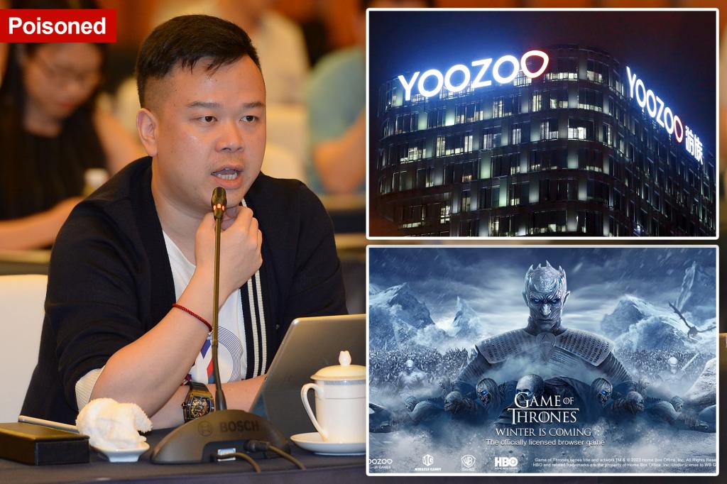 "Death Sentence for Former Executive in Poisoning of Chinese Gaming Company Founder"