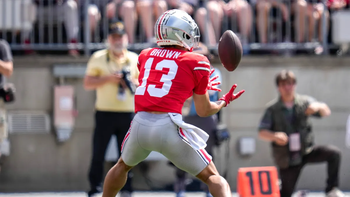 Iowa adds Ohio State transfer Kaleb Brown; SDSU's Josh Simmons focused on improvement.
