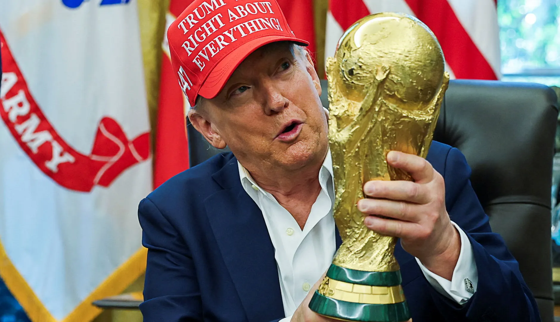 Featured image for Trump warns of moving 2026 World Cup from unsafe cities