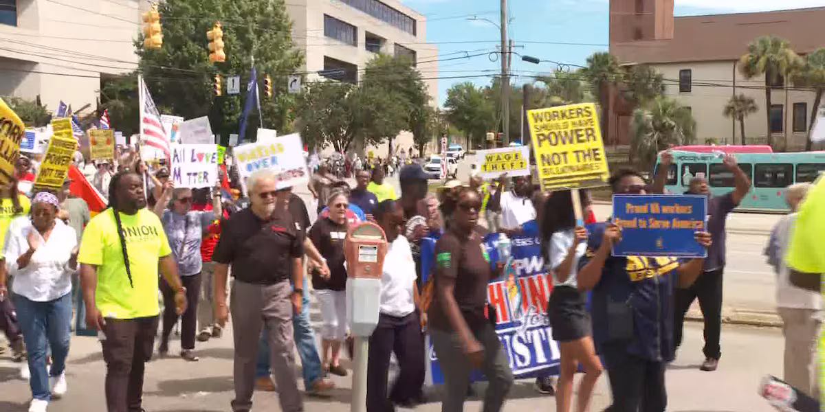 Featured image for Labor Day Protests Highlight Workers' Fight Against Billionaires and Policies