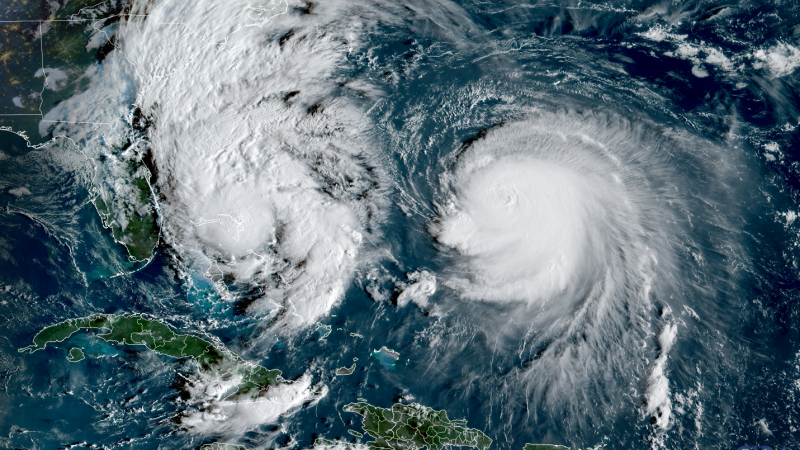 Featured image for Imelda and Humberto pose double threat with surf, flooding, and hurricanes