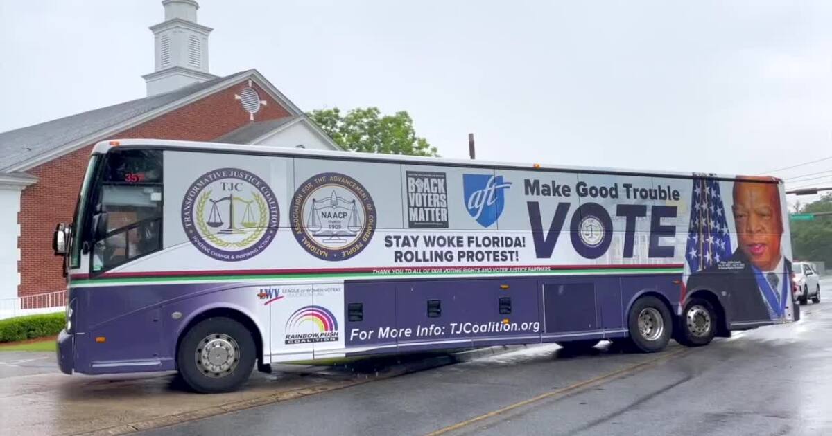Featured image for 'Stay Woke Florida!' tour launches massive voter outreach campaign.