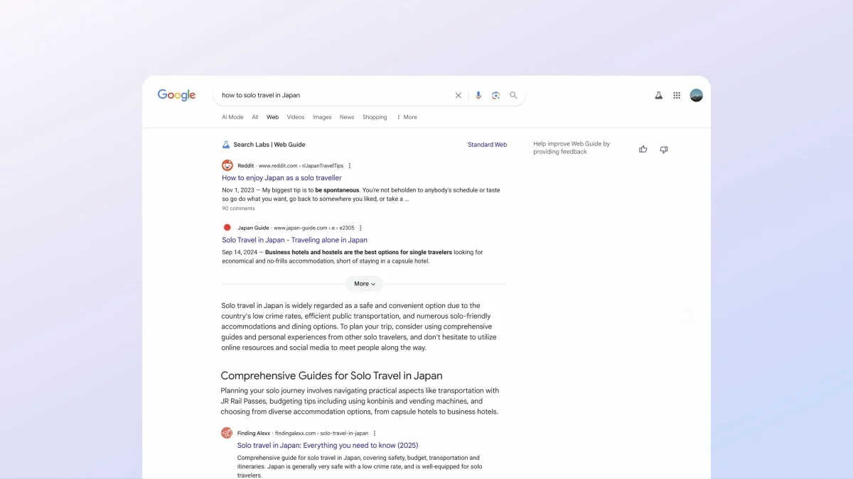 Featured image for Google's AI-Powered Web Guide Revolutionizes Search Experience