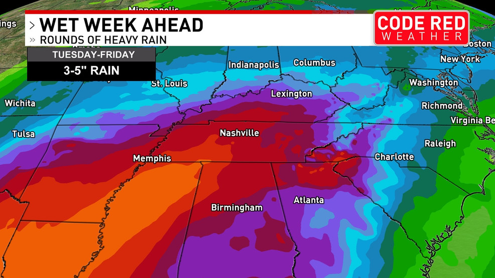 Featured image for "Thawing Out: Heavy Rain and Flooding Threat for Middle Tennessee and Southern Kentucky"