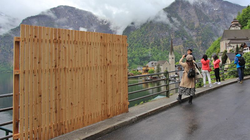 Austrian town builds fence to deter Frozen-inspired selfies.