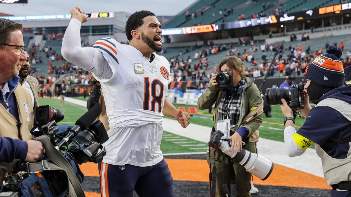 Featured image for Caleb Williams Progresses with Bears, Eyes Continued Growth