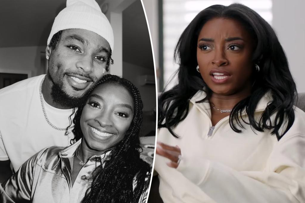 Featured image for Simone Biles Opens Up About Husband's Viral Interview Backlash