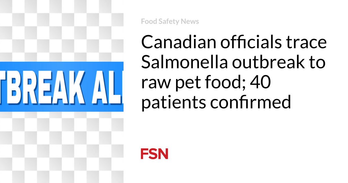 Featured image for Salmonella Outbreak from Raw Pet Food Sickens Canadians and Animals