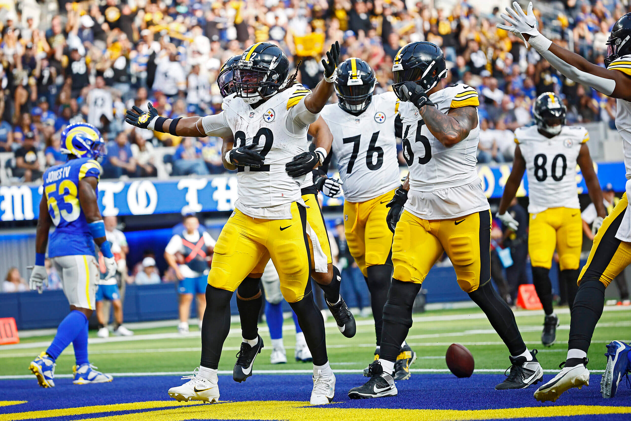 Featured image for Steelers' Offense Shows Promise in Win Against Rams, But Skepticism Remains