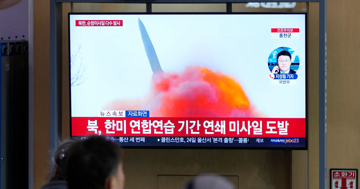 North Korea Launches Cruise Missiles During Joint Drills with US and South Korea.