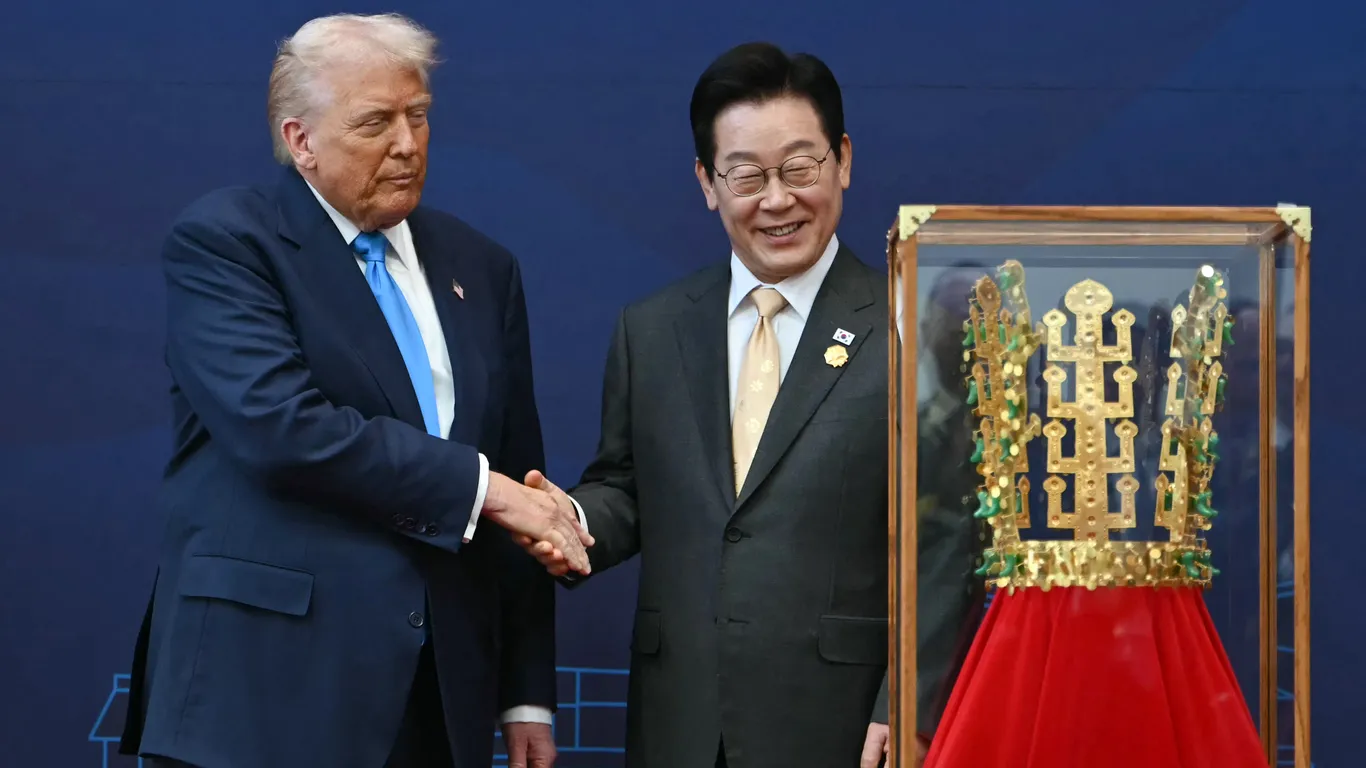 Featured image for South Korea Honors Trump with Crown Amid Trade Deal Progress