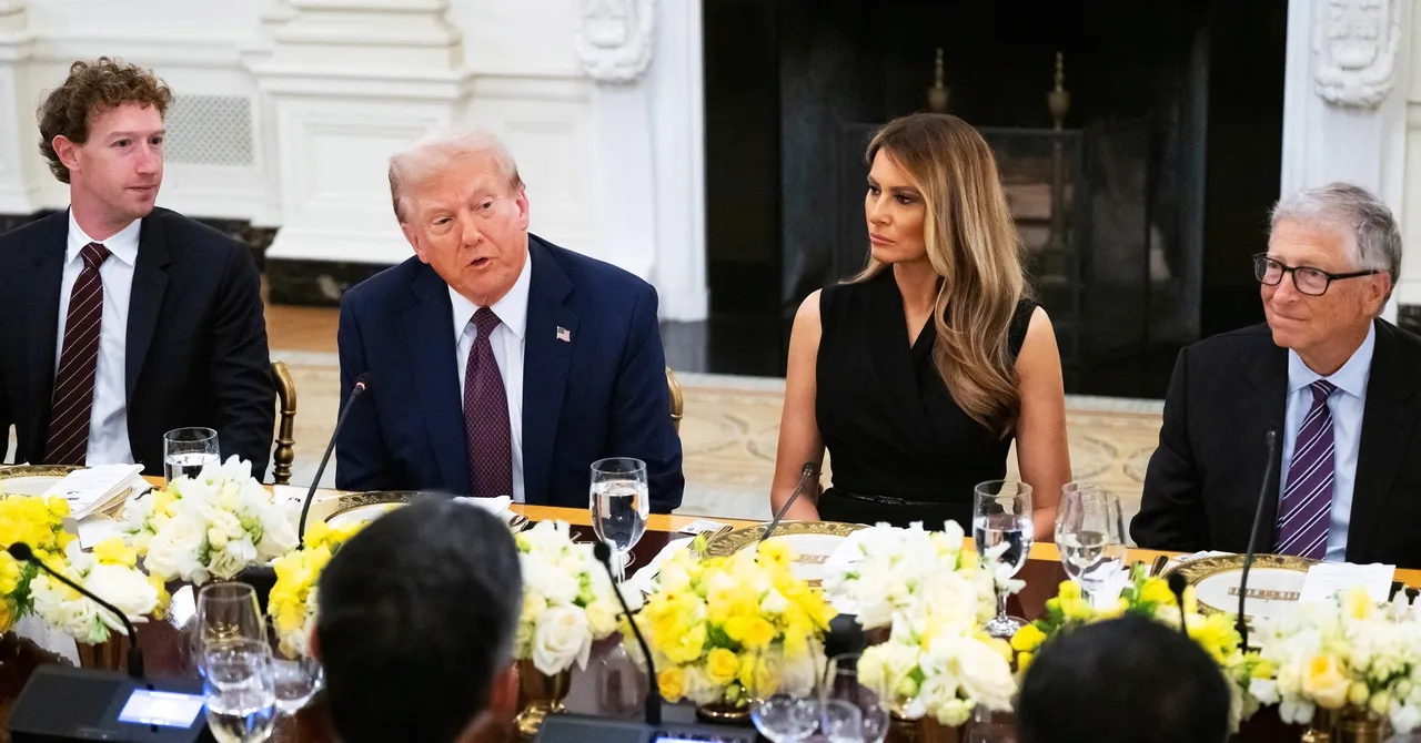 Featured image for Tech CEOs Praise Trump at White House Events