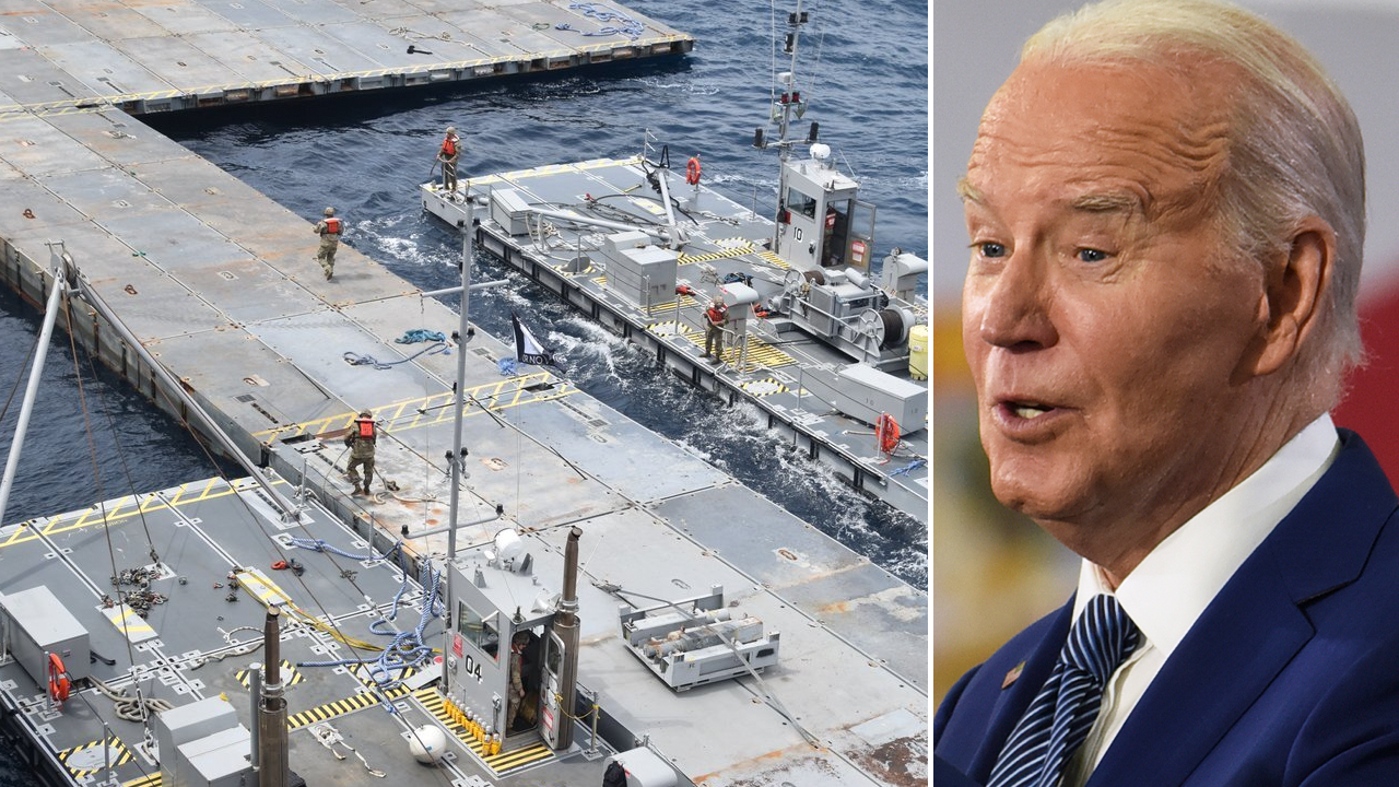 Biden's Gaza Aid Pier Faces Setbacks Amid Budget Overruns and Storm Damage