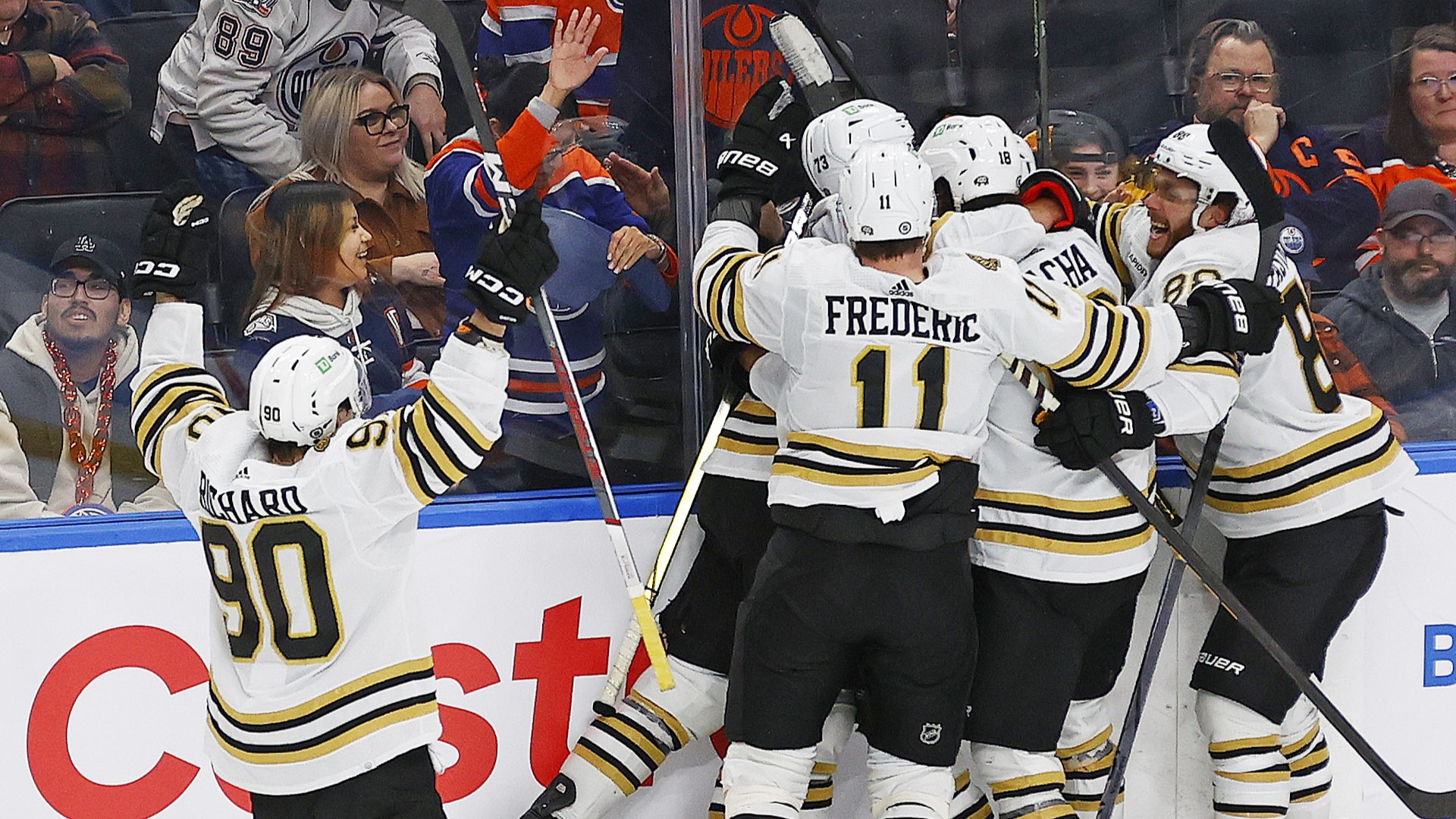 Featured image for "McAvoy's OT Winner Highlights Bruins' Victory Over Oilers"