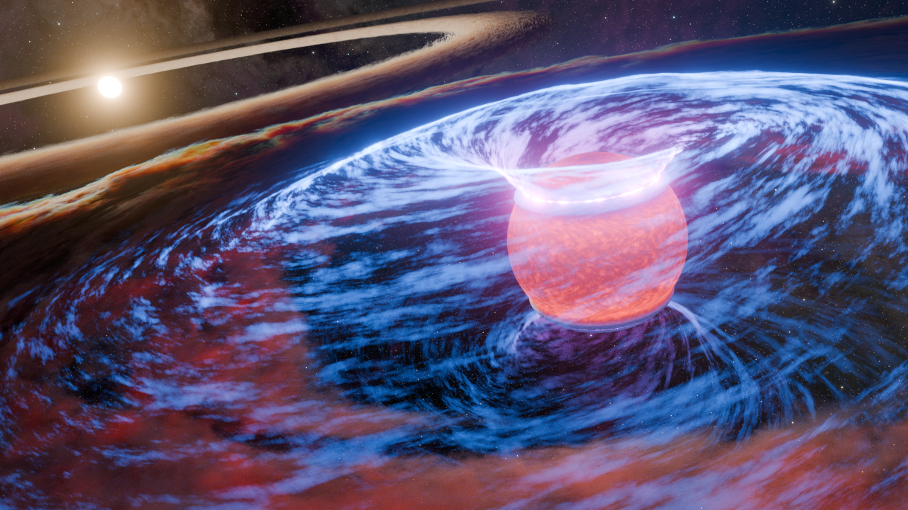 Featured image for First Image Captures a Baby Planet Forming in a Star's Ring