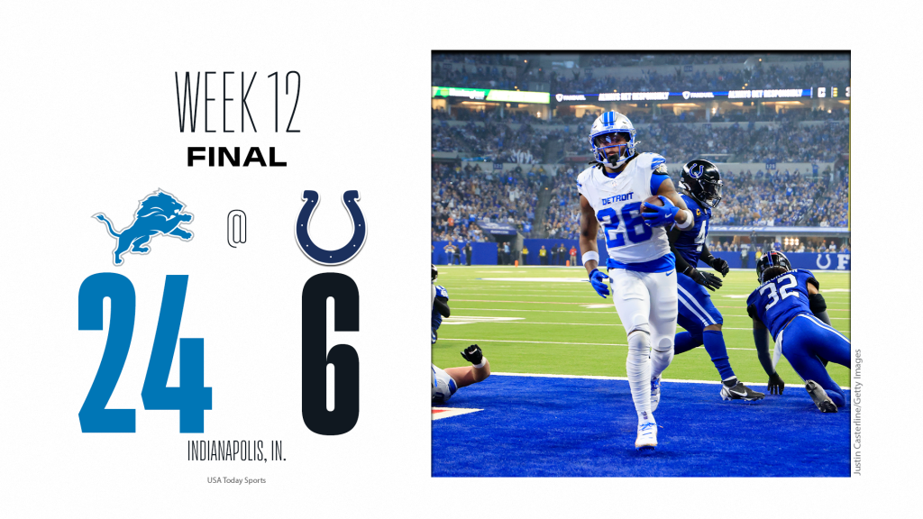 Featured image for Lions Roar to 10-1 Record with Dominant Win Over Colts
