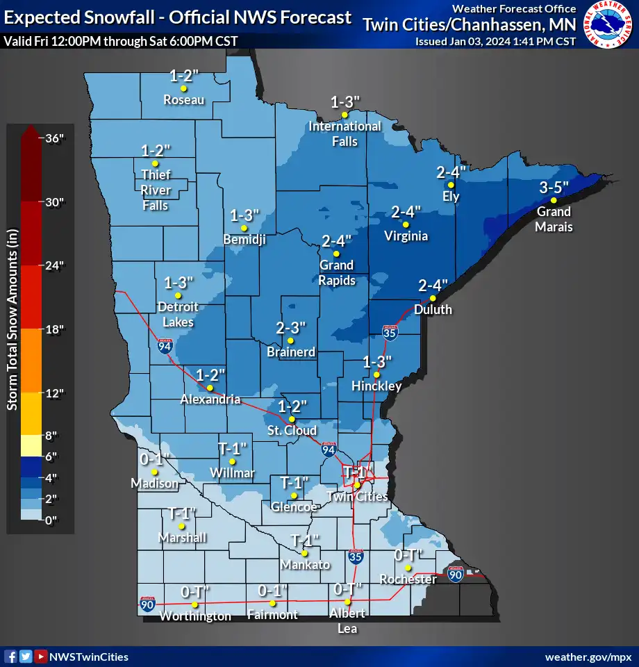 Featured image for "Minnesota Braces for Chilly Week with Snowfall Potential into the Weekend"