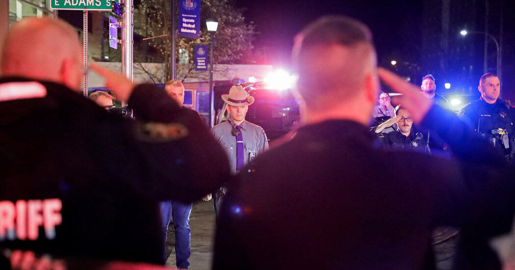 Featured image for "Fatal Shootout Claims Lives of Two Police Officers and Suspect in Syracuse, NY"