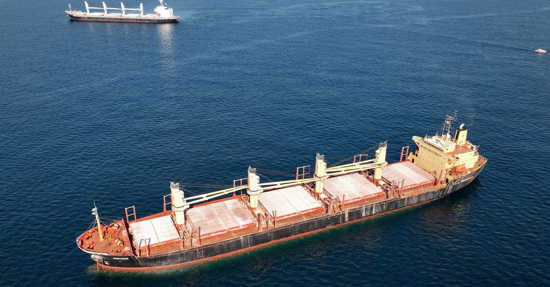 Featured image for "Yemeni Cargo Ship Sinks in Red Sea After Houthi Attack"