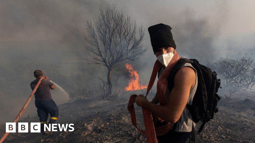 "Devastating Greek Wildfires Spark Evacuations and Panic Among Tourists"