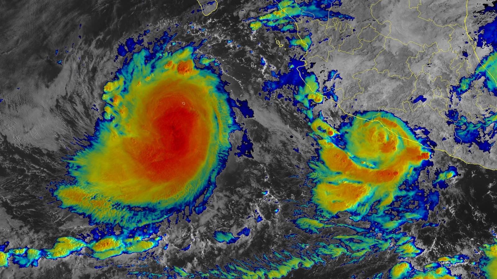 Mexico's Pacific Coast Braces for Double Trouble: Max and Lidia