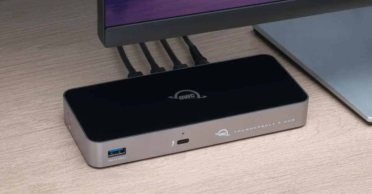 Featured image for OWC Unveils Thunderbolt 5 Hub for Enhanced Mac Connectivity