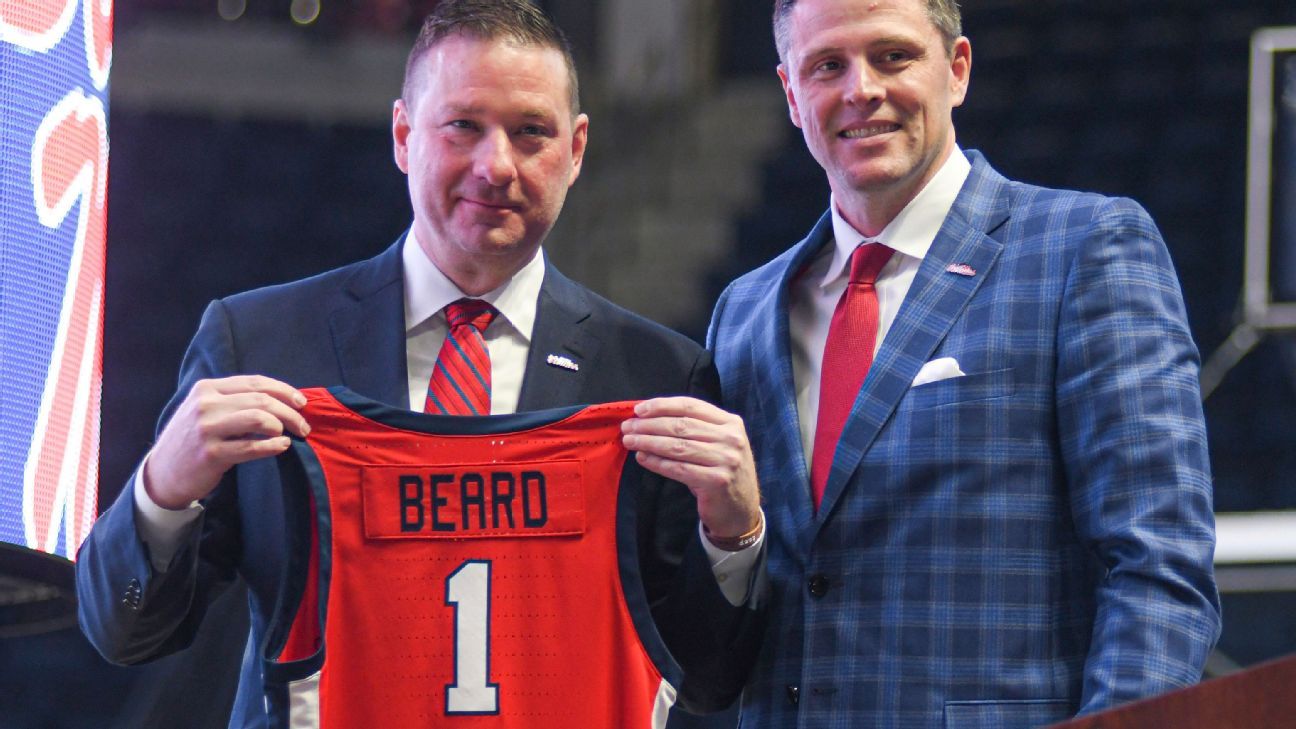 Featured image for Chris Beard's Arrest Questions Sidestepped at Ole Miss Introduction