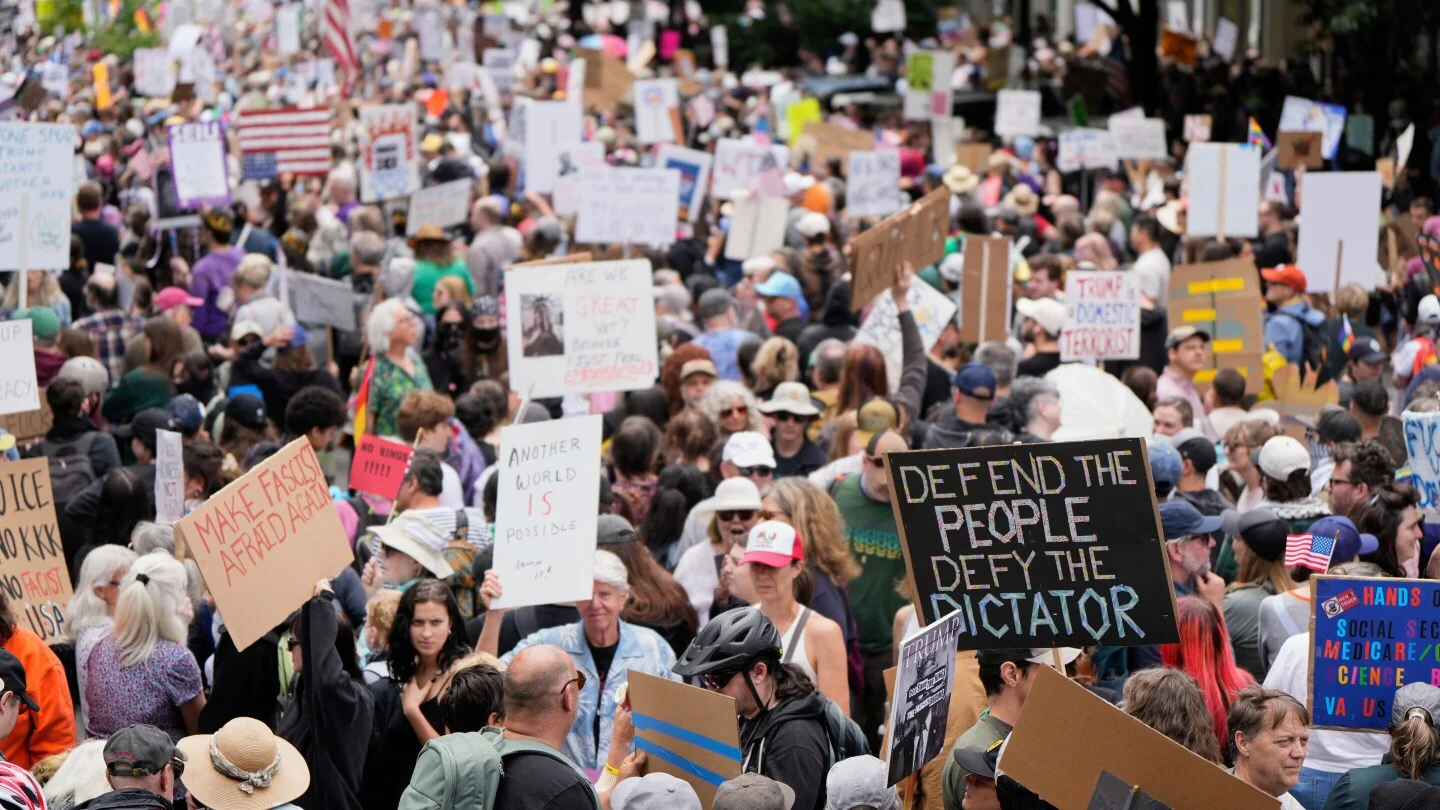 Nationwide 'No Kings' Protests Target Trump, Draw Criticism from GOP