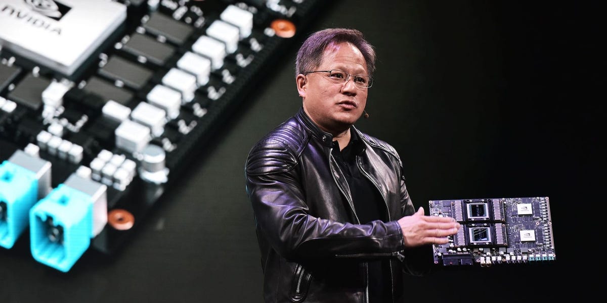 Featured image for Nvidia CEO: AI democratizes programming, leaving non-experts behind.