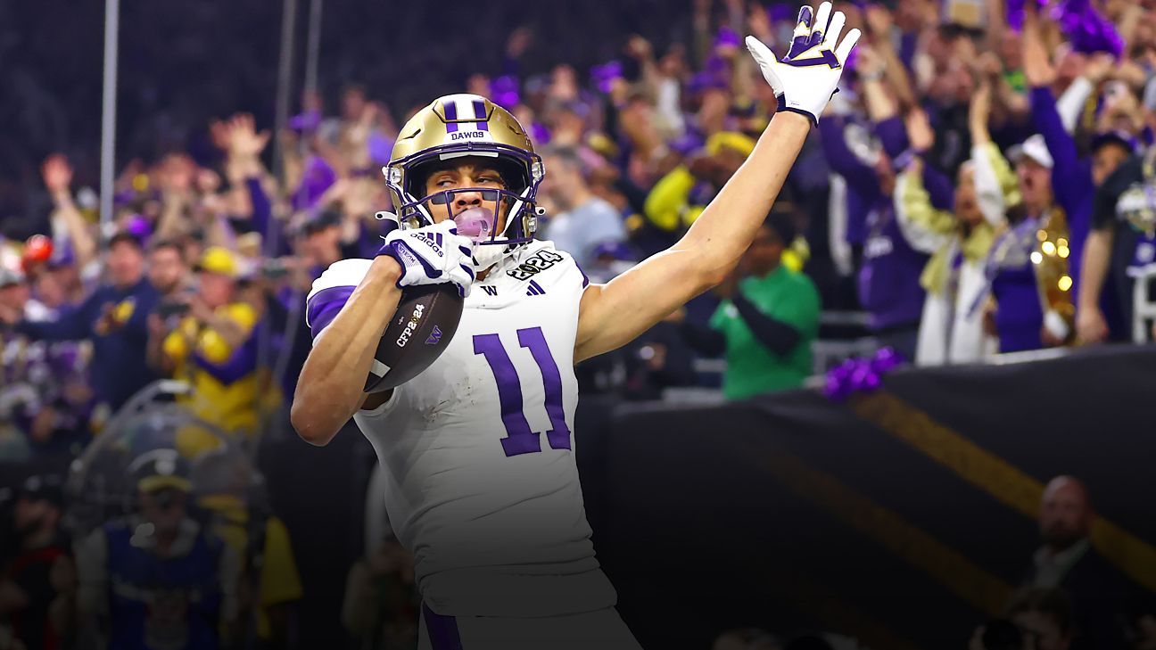 Featured image for "Washington's Fautanu, McMillan, and Polk Declare for 2024 NFL Draft"