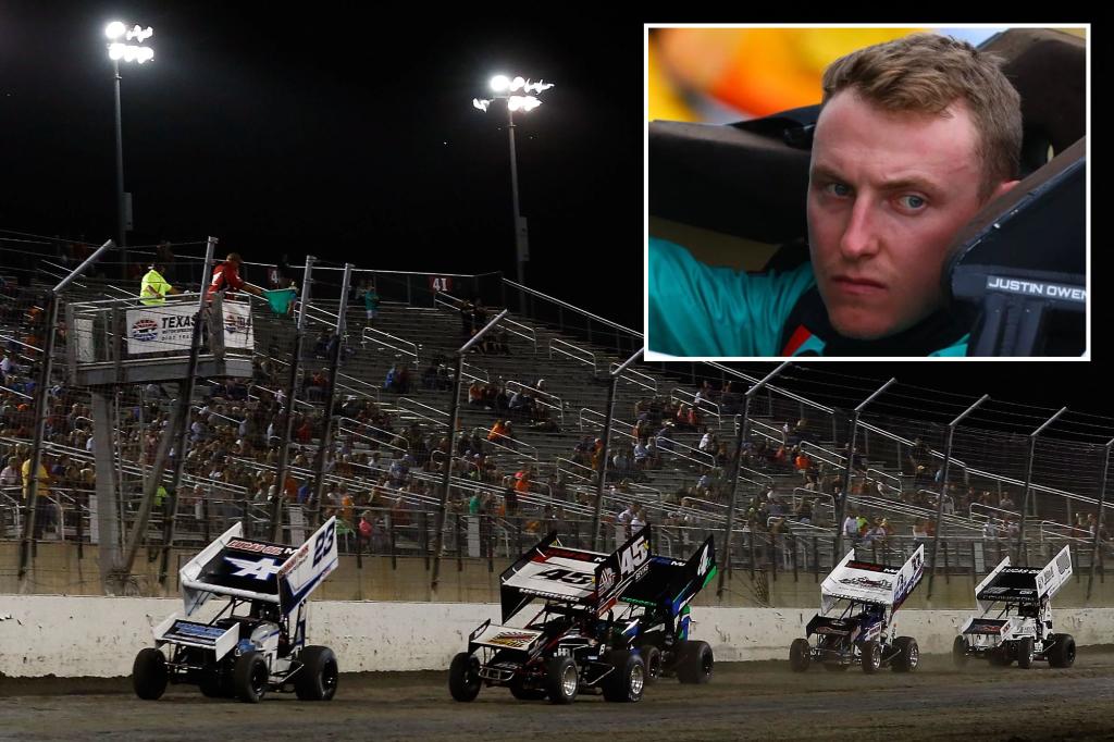 Sprint car driver Justin Owen, 26, dies in Indiana race crash.