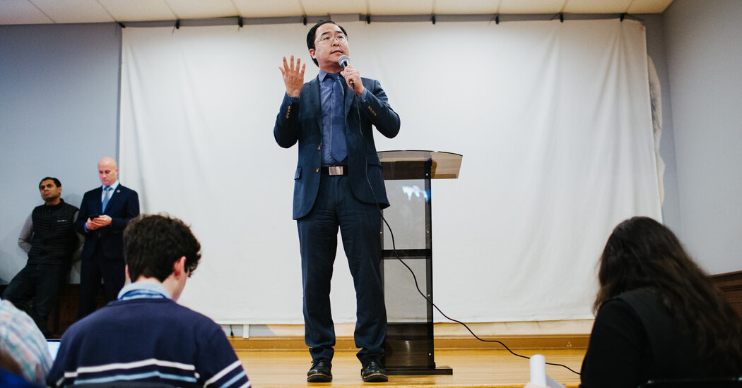 "Monmouth County Democratic Convention: Andy Kim Emerges Victorious in Symbolic Senate Race Showdown"