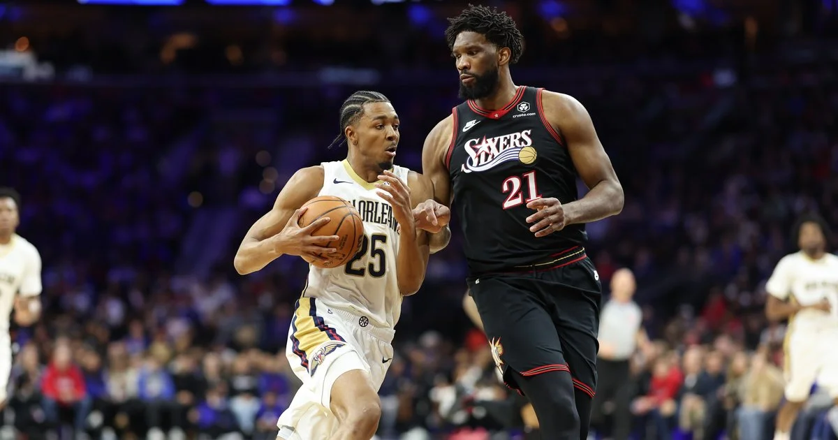 Embiid's 40-point night helps Sixers survive Pelicans as George suspension looms