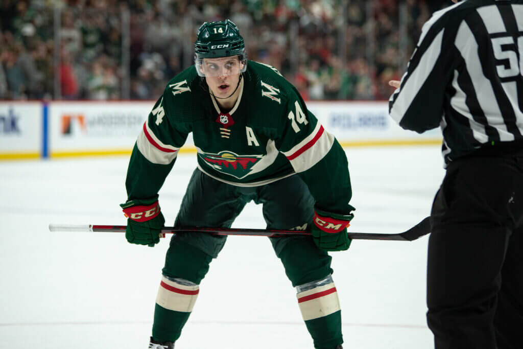 Featured image for Wild's Eriksson Ek out with injury, Nyquist and Kaprizov return imminent.