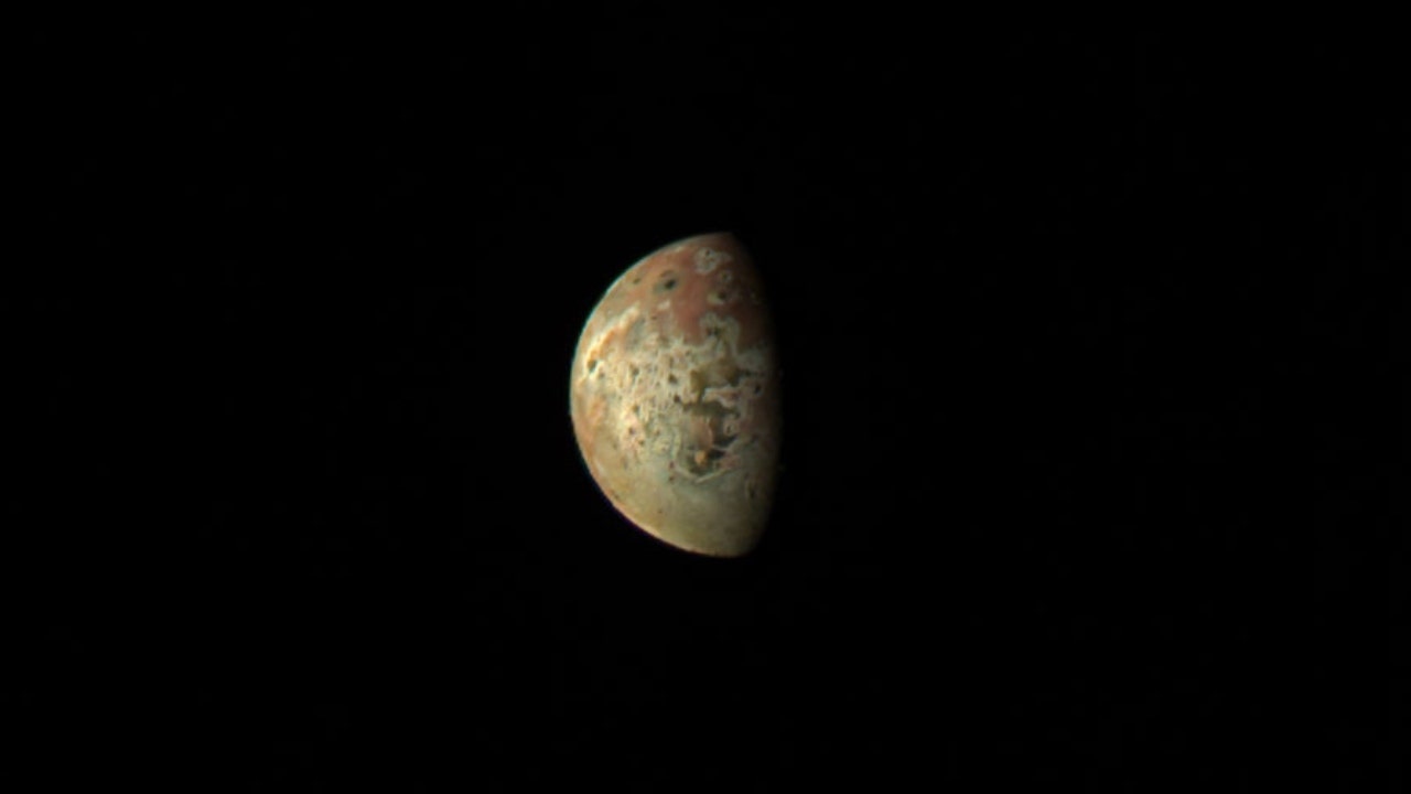 Juno spacecraft to explore Jupiter's volcanic moon Io.